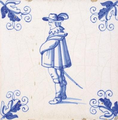 Antique single tiles showcase