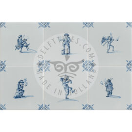 Smokers decorated tiles (TMA19)