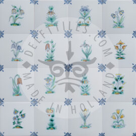 Tulips bulbs decorated flowers tiles(TMZ6)