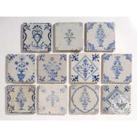 beautiful collection 17th century tiles #B23