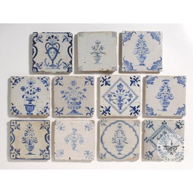 beautiful collection 17th century tiles #B23