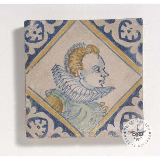 Woman portrait tile #PC44