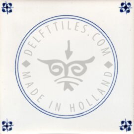 Corner decorated tile 21