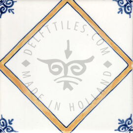 Corner decorated tile 25