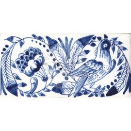 Border Tile 06 – Bird on Branch