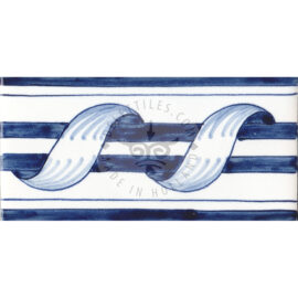 Border Tile 07 – Ribbon Round Pole