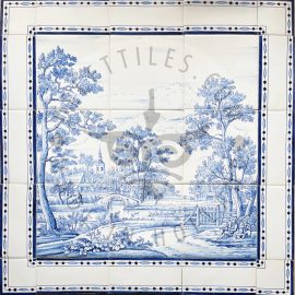 Landscape tile Mural 3×3 tiles (L9b) + B10 border