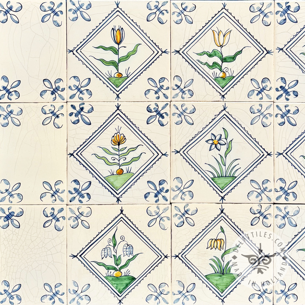 Blumenfliesen im Quadrat 2 (BTsq2_mc) – Bild 6