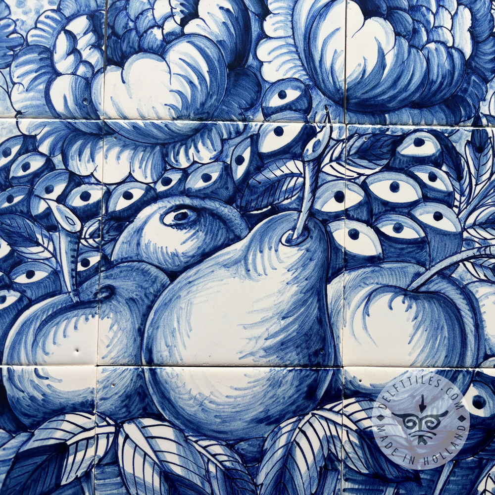 Fruit & Flower tile mural 7x5 tiles (BM35b) - Image 3