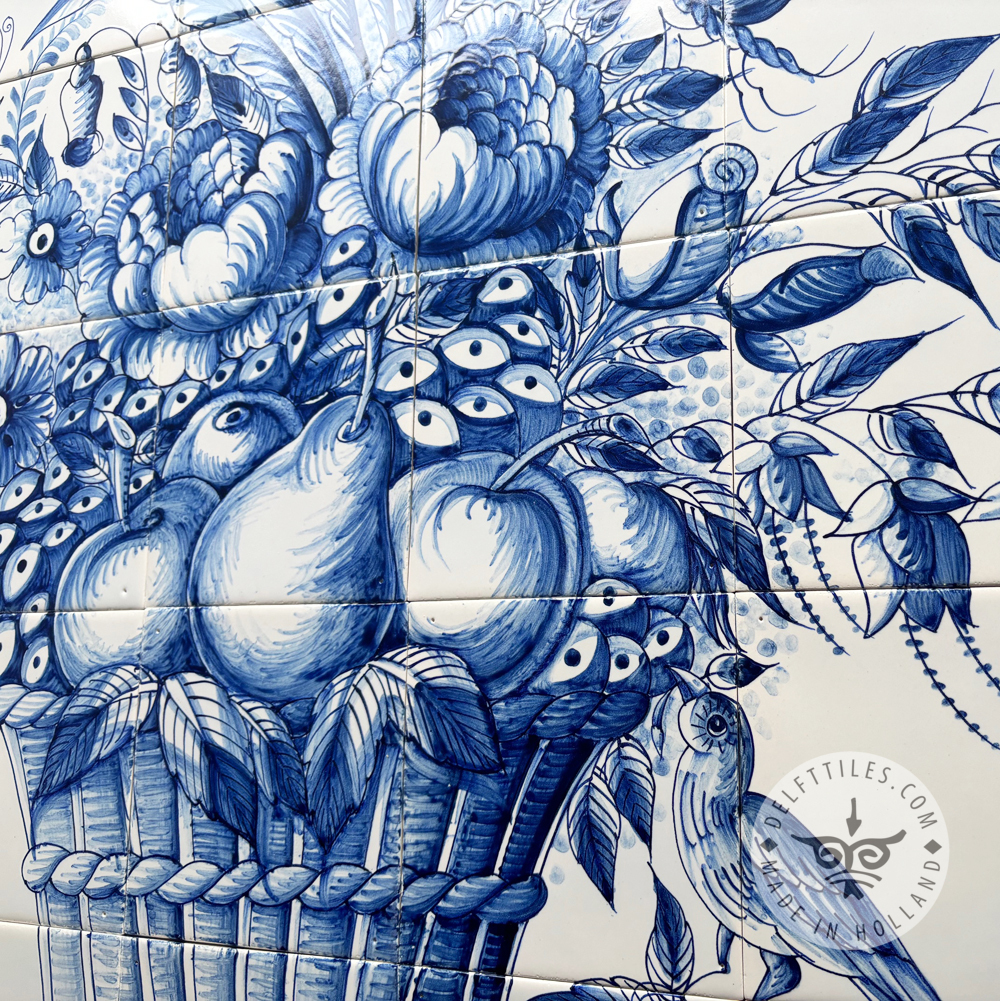 Fruit & Flower tile mural 7x5 tiles (BM35b) - Image 2