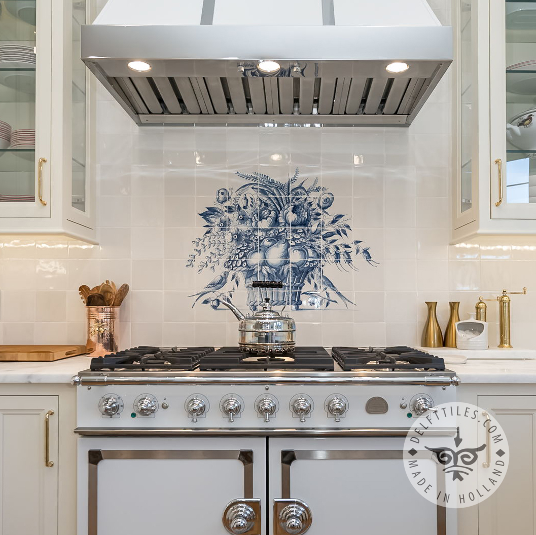 Fruit & Flower tile mural 7x5 tiles (BM35b) - Image 5