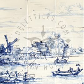 Landscape tile Mural 3×3 tiles (L9c)