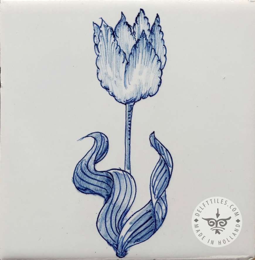 Dutch Tulips on Tile Color (BT_mc2) - Image 3