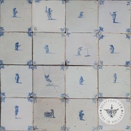 Mix  17th 18th century People Tiles