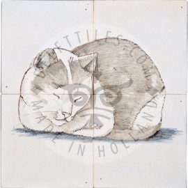 Cat tile panel 2×2 tiles (HD4a_mc)