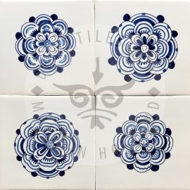 Flower Roset Rosettes on tile  (RO)