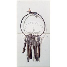 Keys on ring  tile panel 1×2 tiles (HS2a)