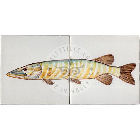 Minnow / Pike Fish Panels Multi Color 2 Tiles (HV2d_mc / HV2f_mc) - Image 3