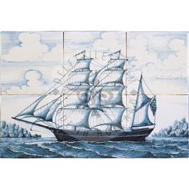 Clipper tile Mural 3×2 tiles (S6d)
