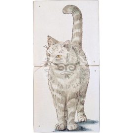 Cat tile panel 1×2 tiles (HD2b_mc)