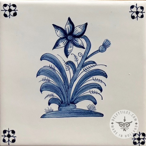 Big Flowers in Sepia Tiles 2 (BG2_s) - Image 6